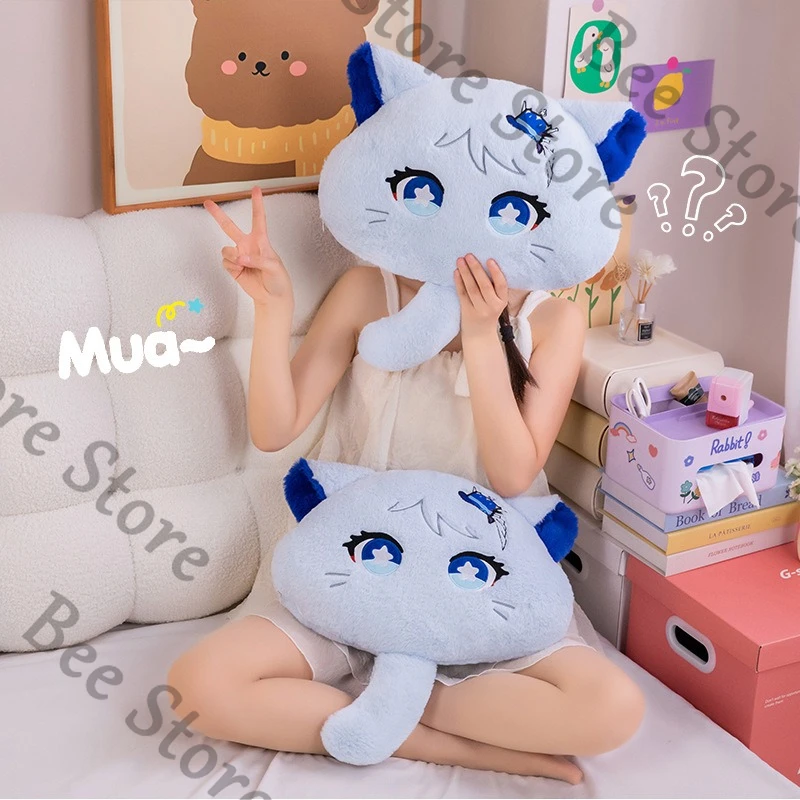 

Genshin Impact-Furina Подушка для тела кошки Game Ambitus Water God плюшевая фигурка куклы Q-милый дизайн комфорт Высокое качество подарок на день рождения