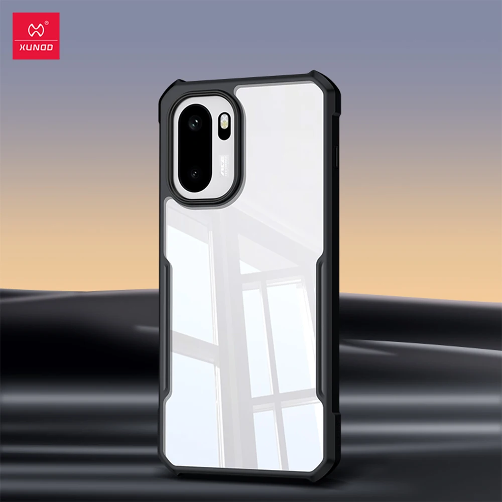 Xundd For OnePlus 15R Case Shockproof Airbag Technology,Acrylic&TPU Back Transparent Cover Anti-Fingerprint&Non-Yellowing