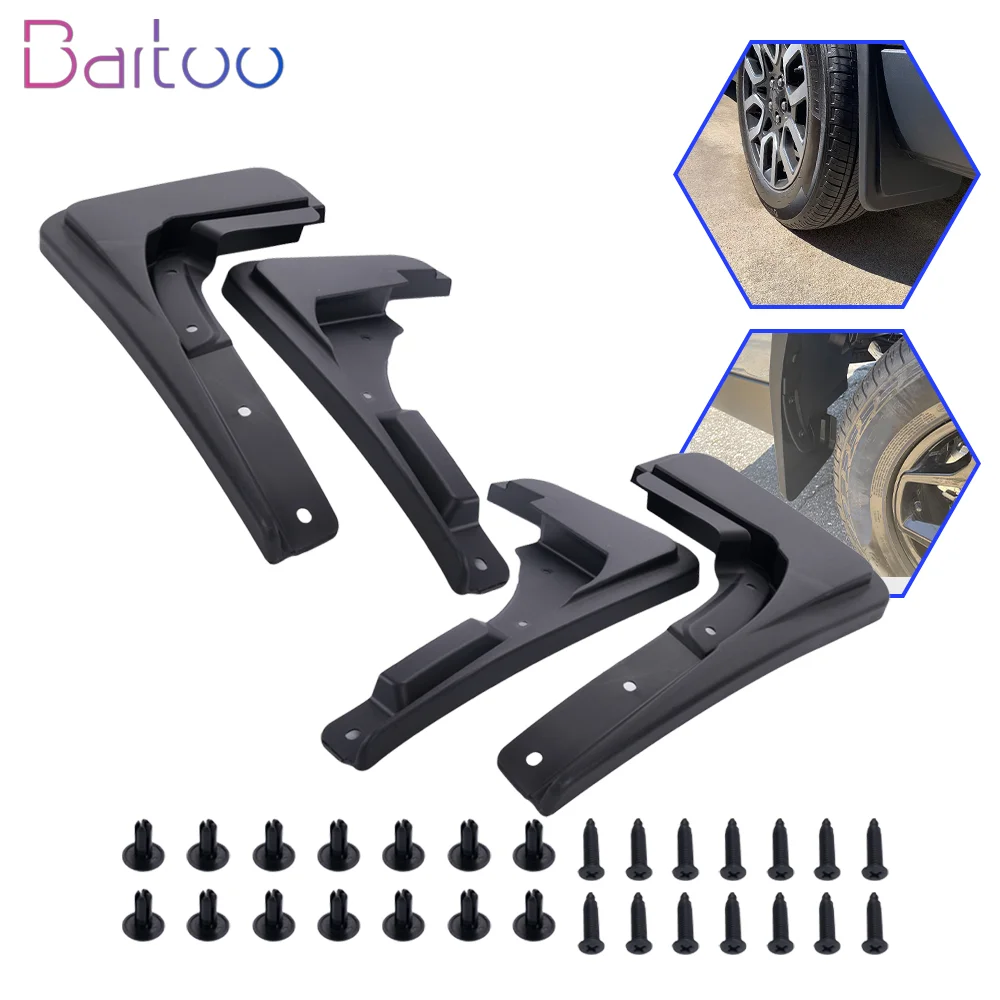 

4PCS Mud Flaps Splash Guards Fender For Trucks Pickup Splash Guard NZ6Z-16A550-AA Compatible with Ford Maverick 2022-2025 LKT180