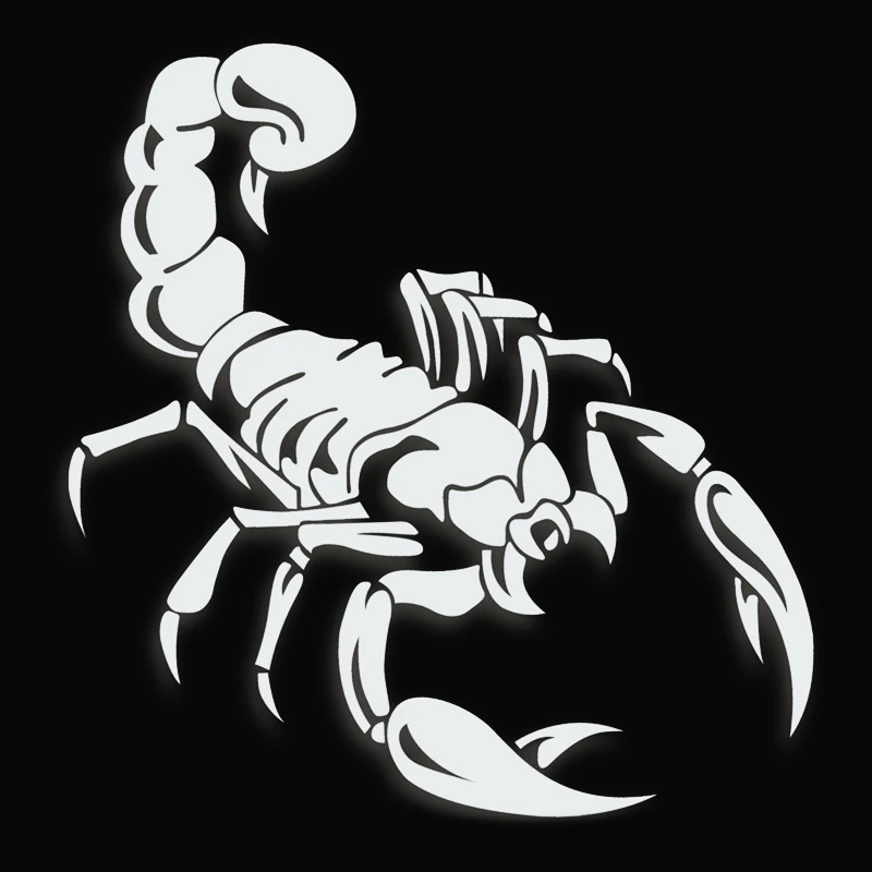 Creative all car hot selling cute scorpion car sticker PVC car motorcycle decoration sticker car accessories