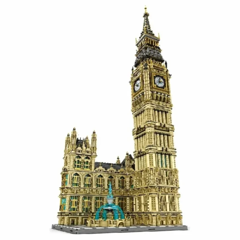 13825 Teile UK Big Ben Mittelalterliche Gebäude-Bausteine Set Wahrzeichen-Architektur Modulares Montagemodell Bausteine-Kit Heimdekoration Kreatives Spielzeug Geschenke für Erwachsene
