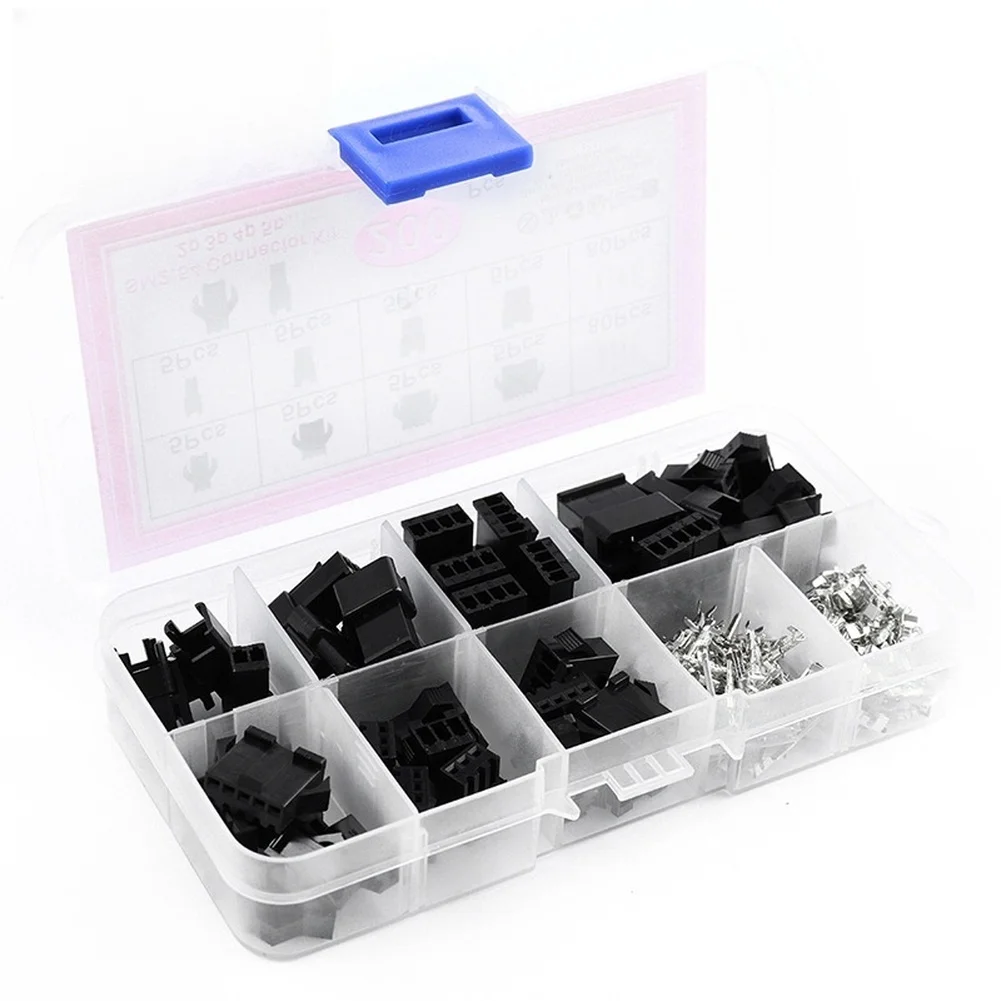 Male Female Header 2.54mm Terminal Kit Space-saving Design 2.54mm Pitch 2P 3P 4P 5P Options Male And Female Set