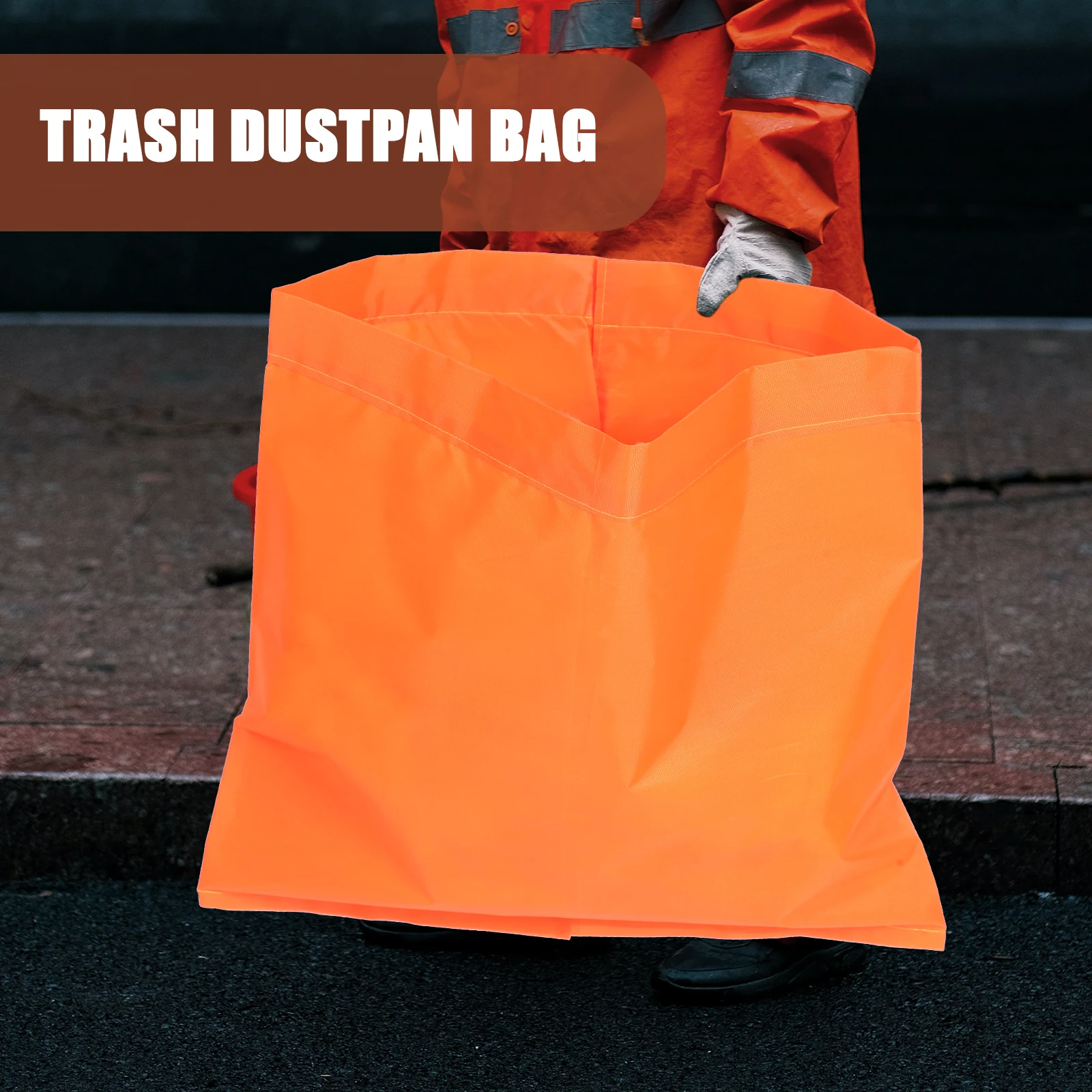 

Extra Thick Oxford Cloth Windproof Dustpan Bag Outdoor Garbage Cleaning Tool Replacement Dust Bag Sanitation Worker Essential