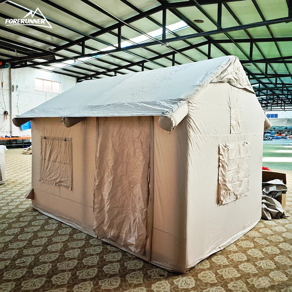 Small house shape inflatable tent 8.2 square meters promotional activities waterproof and windproof camping tent