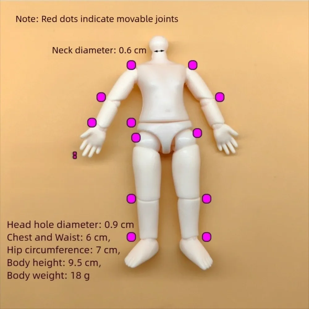 Nowe lalki figurki o wysokości 3 cale i 4 cale, PVC, z wieloma przegubami, mięśniowe ciało, lalka anime, trwałe ciało lalki BJD do personalizacji.