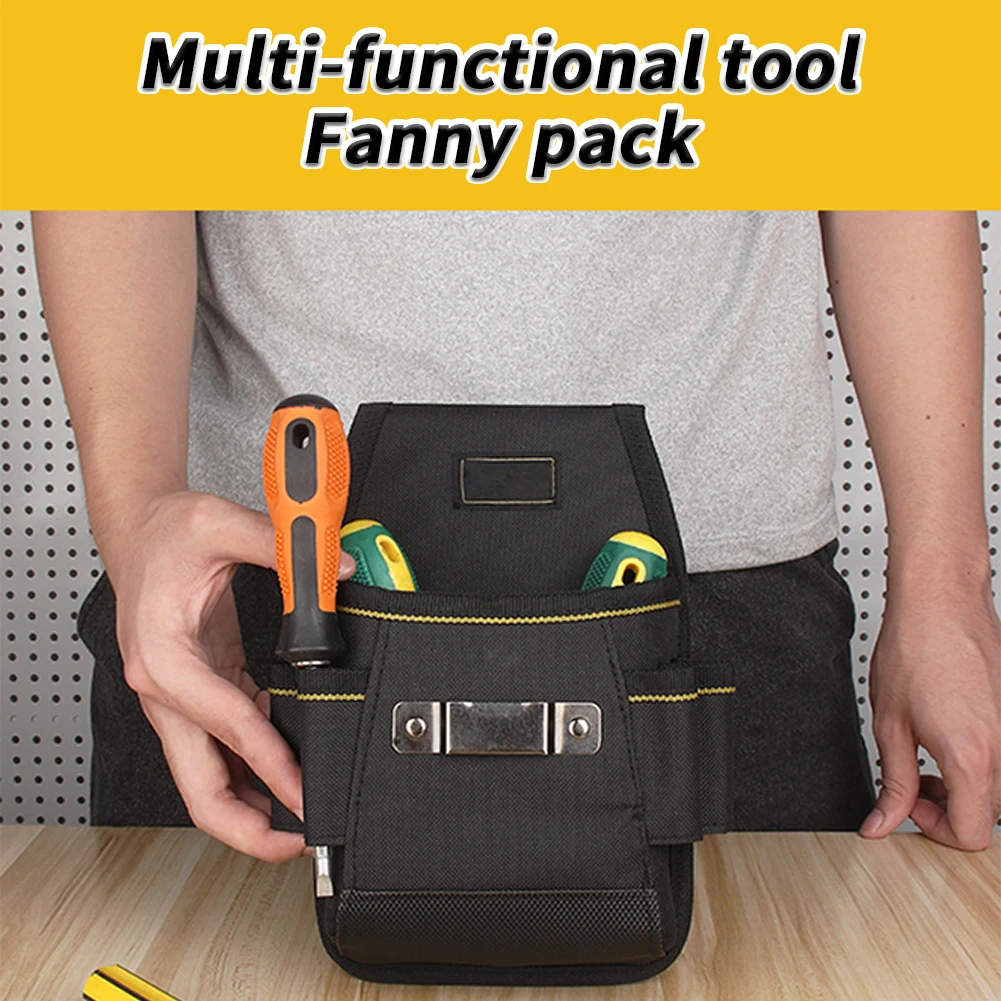 Tool Belt Pouch Adjustable Waist Belt Bag Carpenter Tool Belt With Multiple Pockets Handy Organizer Garden Tool Pouch