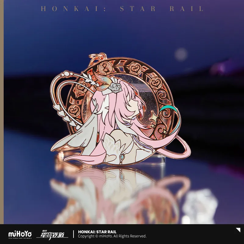 MiHoYo Honkai Star Rail CyreneTheme Impression Serie Quicksand Metal Pendant Keychain Bag Decoration 2