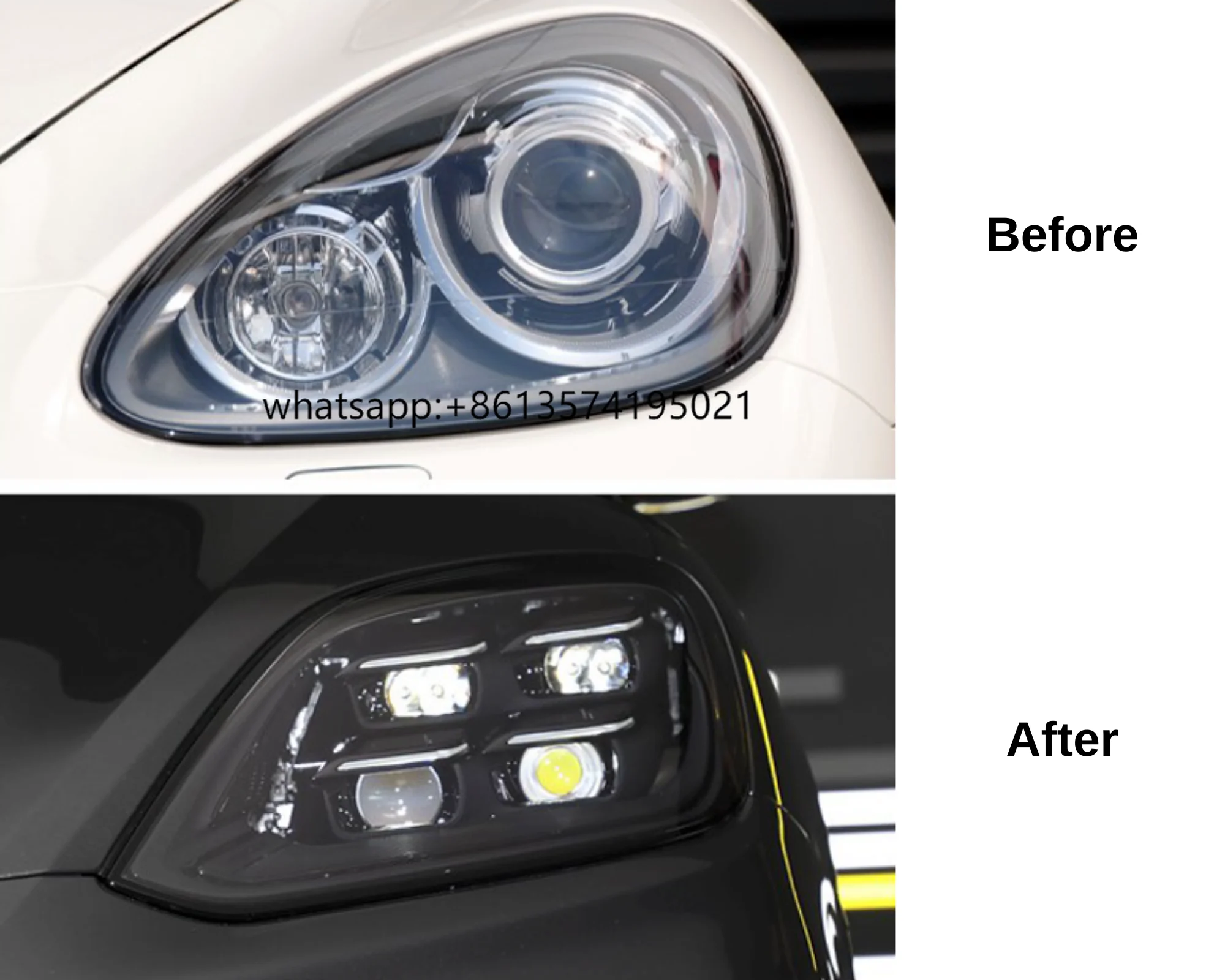

PG for Porsche Cayenne 958.1(11-14) Upgrade to 9Y0 24 Style LED Headlight Assembly Headlamp Unit