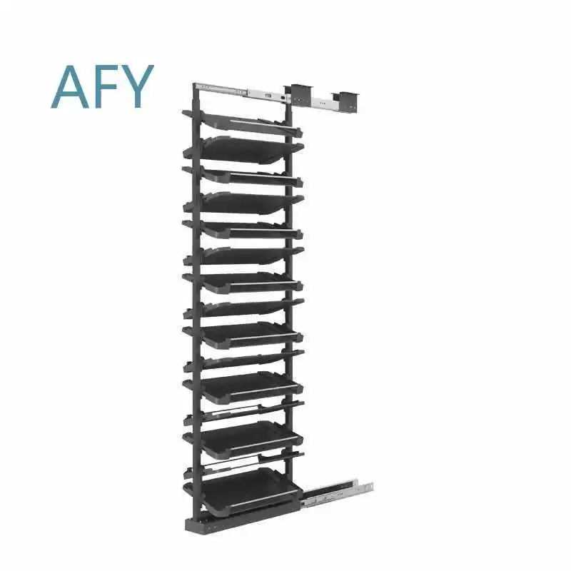 Shoe Rack for Household Wardrobe Storage Cabinet Hardware Organizer Adjustable Stackable Shoe Shelf for Small Space Entryway