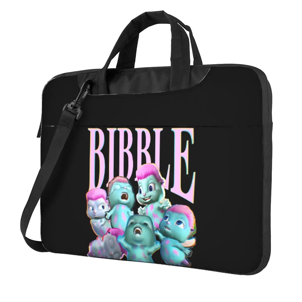 

Bibble Collage Crossbody Laptop Bag Case Computer Bag Resistant Protective Notebook Pouch for Macbook Pro Lenovo