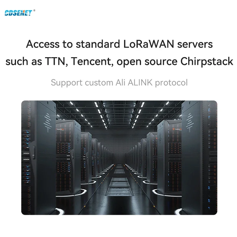 LoRaWAN Gateway 868MHz SX1302 High Speed 8 Channel 27dbm 3KM CDSENET E870-L868LG12 Half-duplex LoRaWAN Standard Protocol Gateway