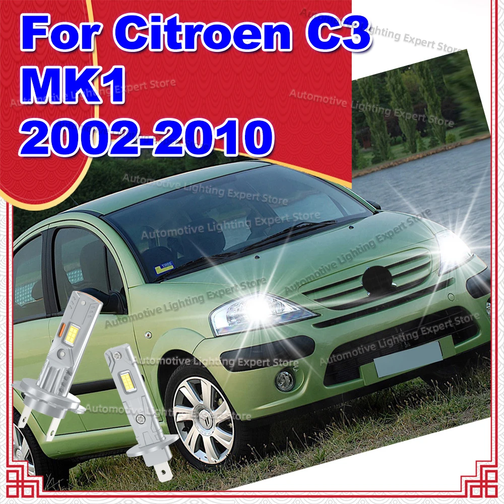 

2/4 шт. светодиодные лампы для фар 180W Canbus для Citroen C3 MK1 2002-2010