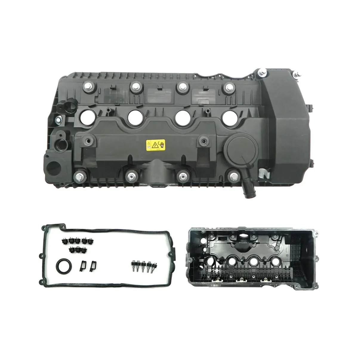 

Engine Cylinder Head Rocker Valve Cover with Gasket & Hardware for BMW 545I 550I 650I 750I / X5 4.4I Right 11127563474