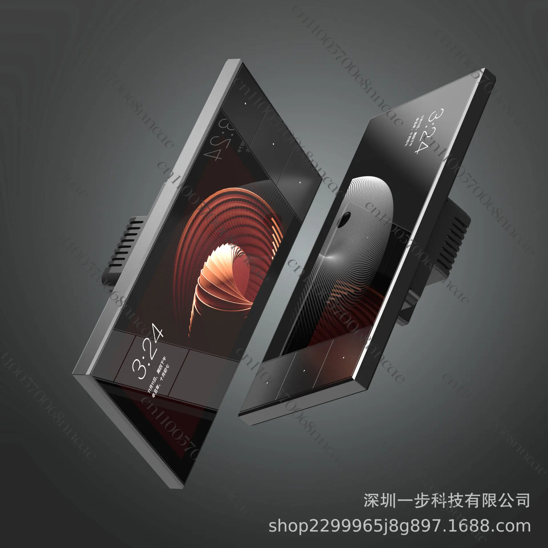 6-Inch smart central control screen M10-controllable APP scene music can be connected to an external Bluetooth speaker
