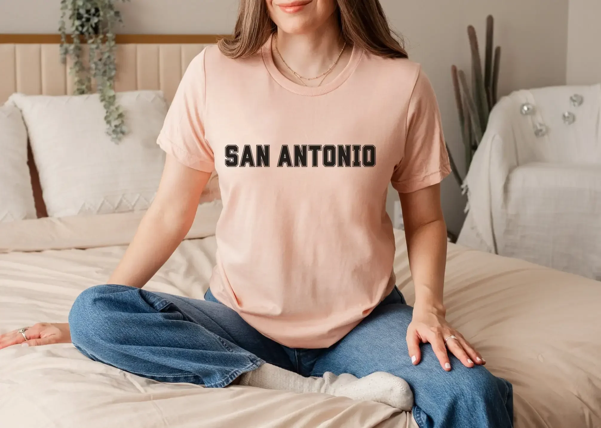 San Antonio T Shirt Texas Cotton Moving Text City