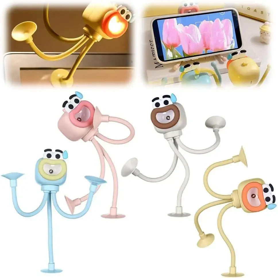 Nachtlicht, veränderbare Form, lustiges Sportler-Nachtlicht, Cartoon-DIY, niedliche Nachtlampe, Mini-Niedliche Nachttischlampe mit Saugfunktion für Kinder