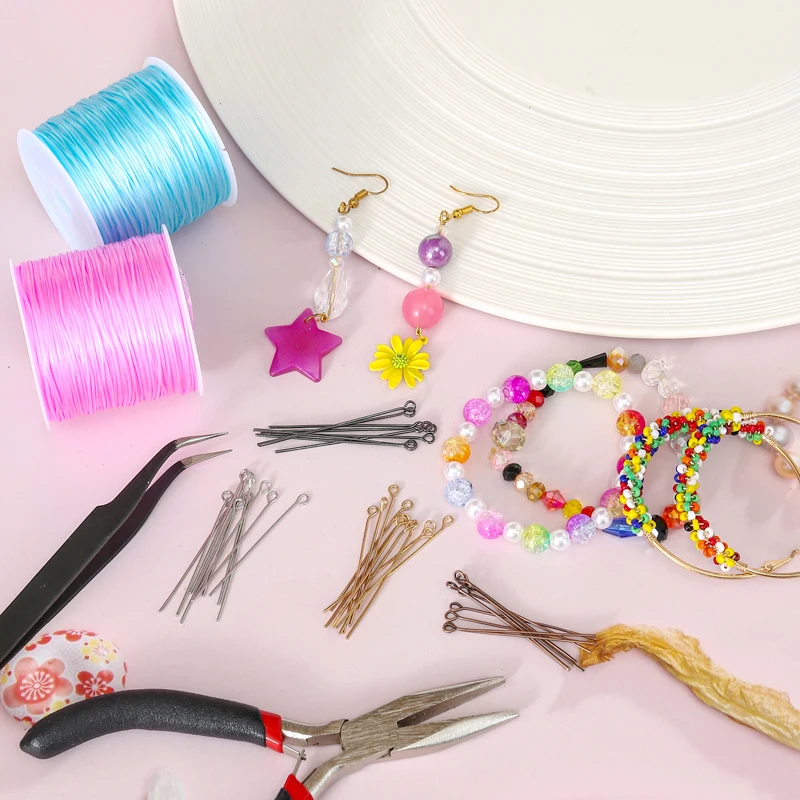 100-200 Teile/los Zink-legierung Auge Kopf Pins Eyepins Nadeln Perlen für DIY Schmuck Machen Erkenntnisse Zubehör Liefert 8 farben – Detail 8