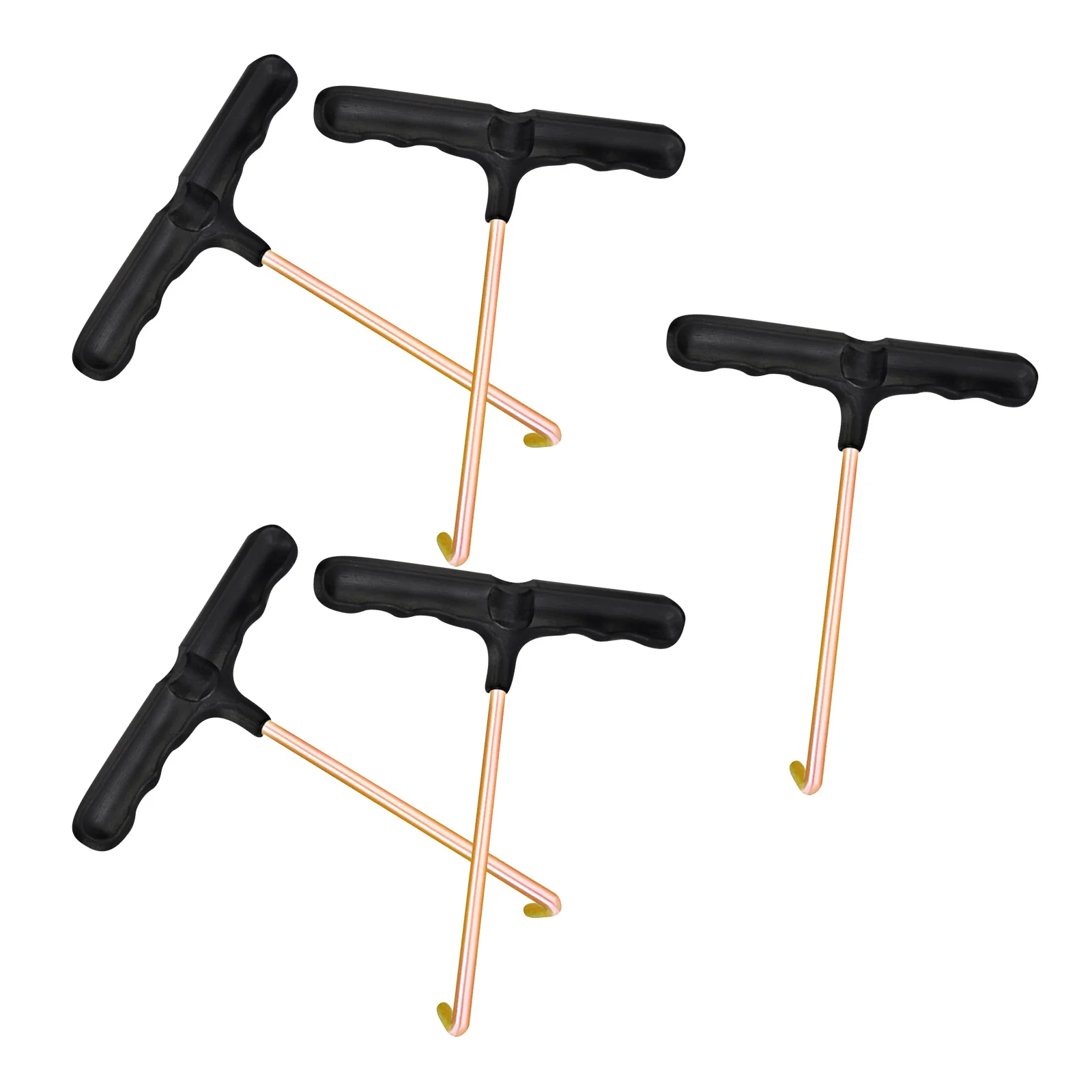 

5pcs Shoelace Tightener T-Shaped Shoe Lace Puller For Hockey Roller Skates Durable Iron Plastic Tool Portable Shoe