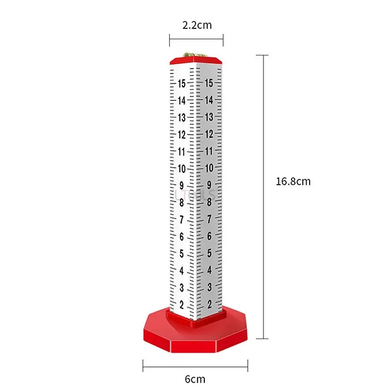 Four Sided Graduated Equal Height Ruler Newly Laying Ceramic Tile Positioning Spirit Level Floor Tiles Leveling Special Ruler