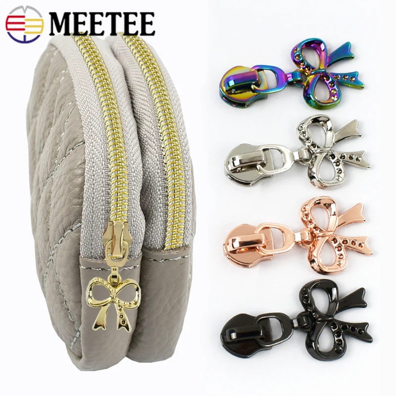 5/10 قطعة 5 # سحابات نايلون منزلق للخياطة مجموعات إصلاح الرمز البريدي حقيبة محفظة استبدال سحاب المؤشر الملابس إغلاق سستة مجتذب الرأس #6