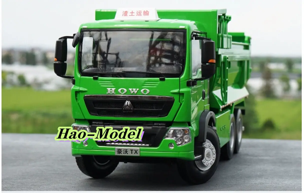 1:24 For China HOWO TX Alloy Diecast Metal Car Model Boys Girls Toys Kids Gifts Hobby Display Ornaments Collection Muck Truck