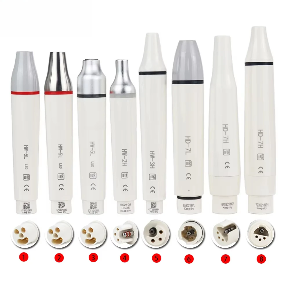Ultrasonic Dental Scaler Handpiece HW‑5L/HW‑2H/HW‑3H/HD‑7L/HD‑7H, Dental Calculus Remover Replacement Handle