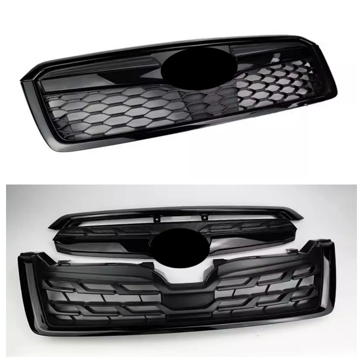 Car Grill for Subaru Forester 2013-2018 modified Grille assembly Grill Mask Front bumper net Body kit Car Accessories