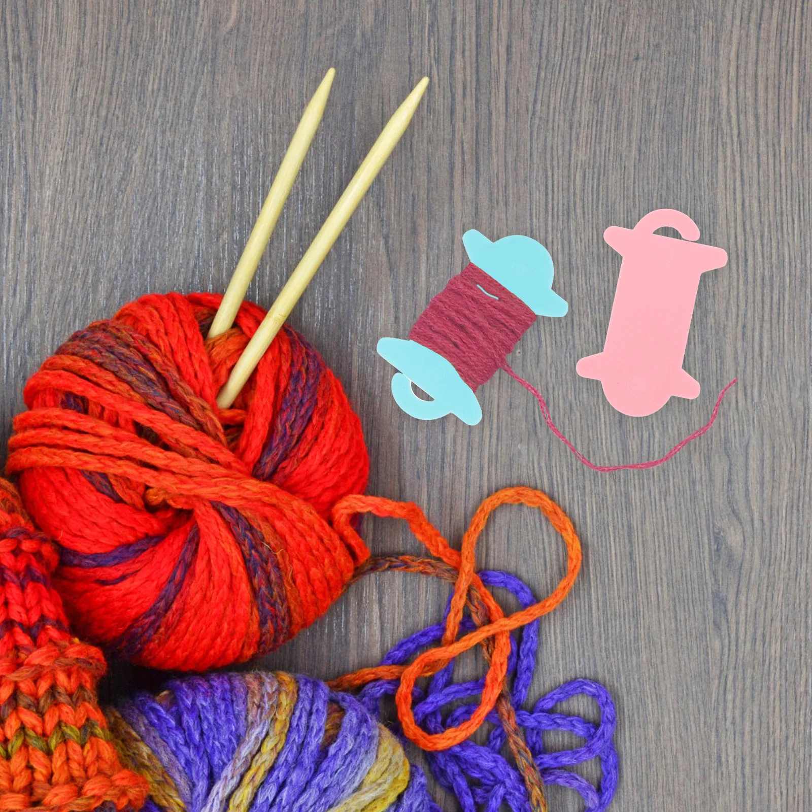 50 قطعة بكرات الغزل الملونة أصحاب الغزل البلاستيك الموضوع لف لوحات للحياكة الحياكة DIY بها بنفسك مشاريع أدوات حرفية