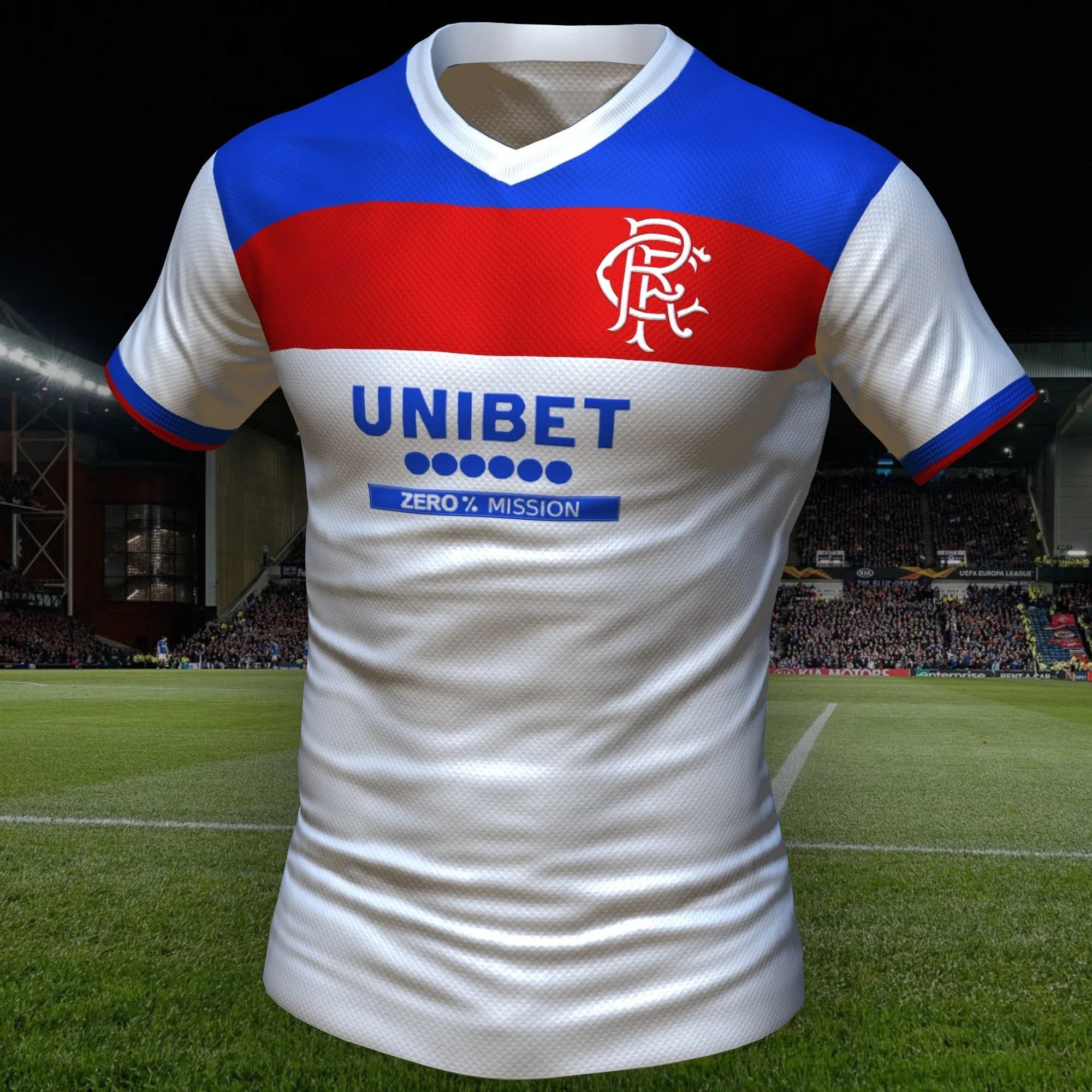 جديد وصول نمط رينجرز 2025-26 طبق الاصل لكرة القدم جيرسي رجل إمرأة تي شيرت رياضي الراحة تنفس موضة الملابس موتو #1