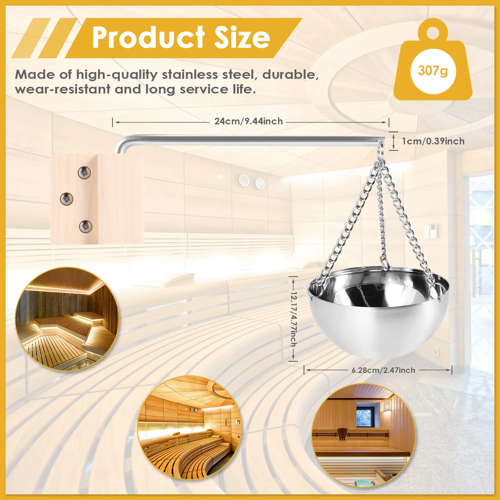 Sauna Aroma Kase Fincan Uçucu Yağ Kase Sauna Odası Aksesuarları Aromaterapi Uçucu Yağ Kase Kuru Buhar Odası LPY