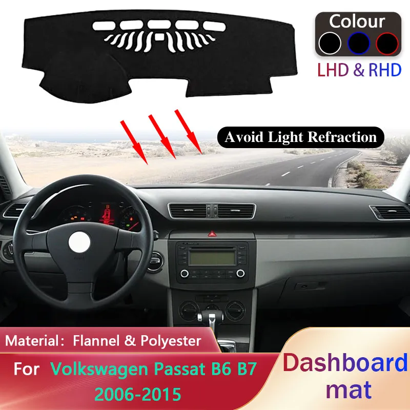 

Car Dashboard Pad for VW Volkswagen Passat B6 B7 2006~2015 Liner Anti-Slip Mat Sunshade Pad Dashmat Carpet Rug Cover Accessories