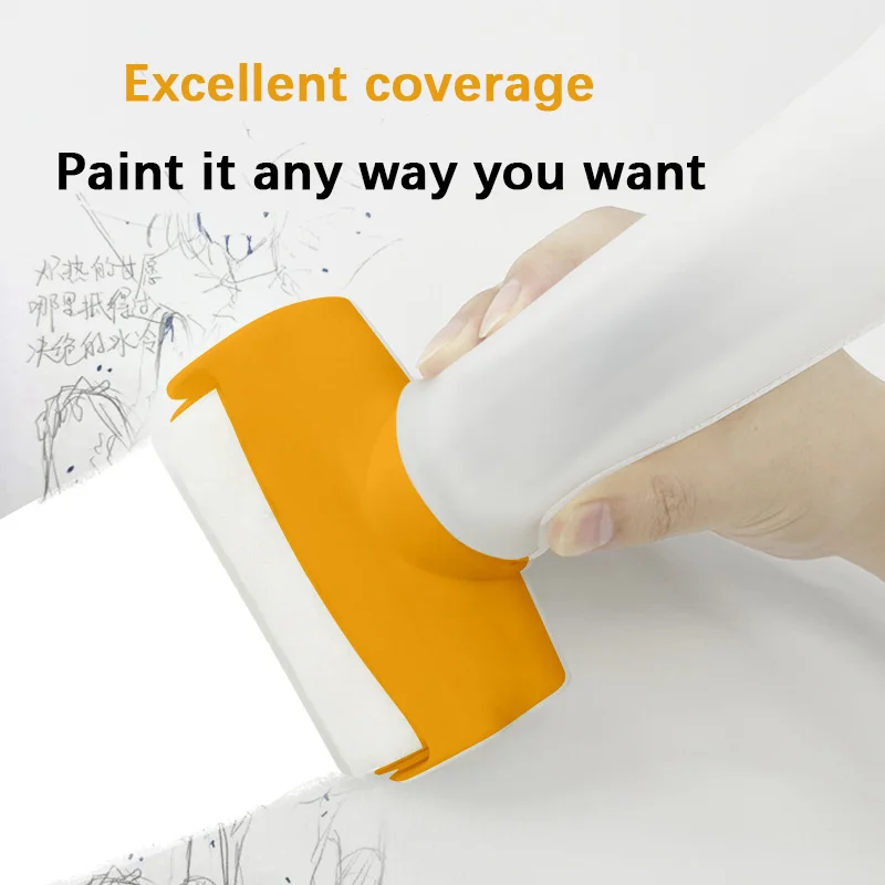 Brushing refurbished latex paint wear-resistant and leak proof repairing stains cleaning white walls environmentally friendly