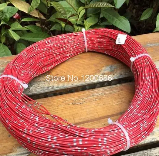 

10 Meter 0.3 red spot square High temperature resistant wire and cable AVSS