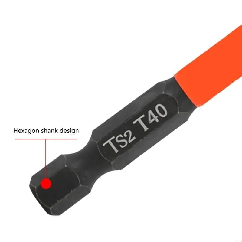 

E1PD T 10-T40 Security Star Screwdriver Bits Set for Screwdrivers