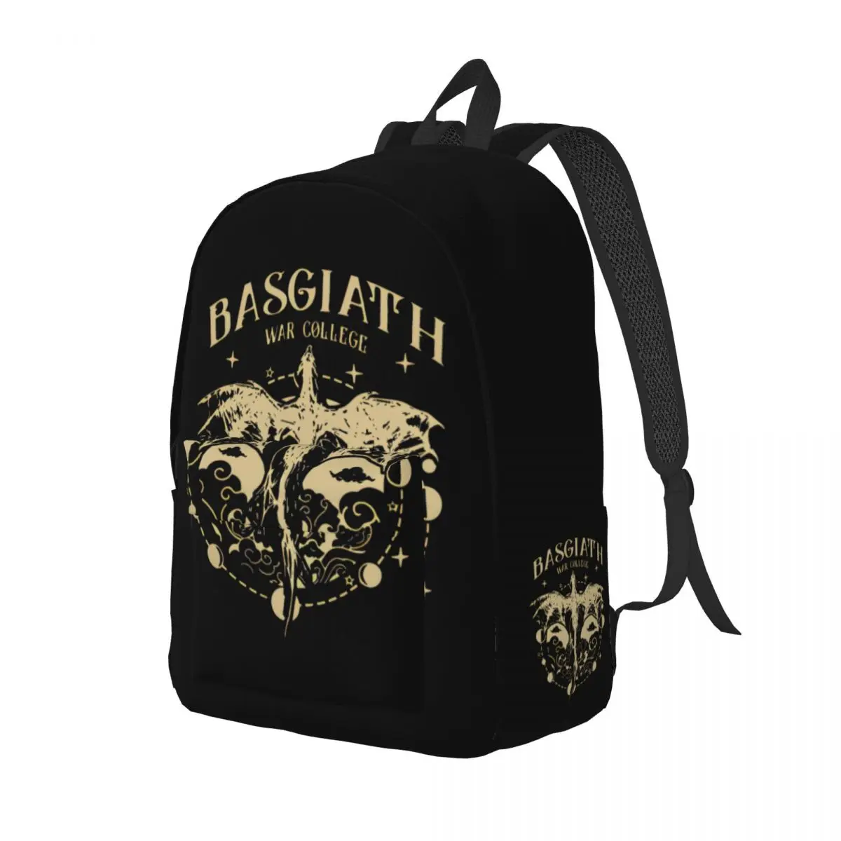 Basgiath-Bolsa de ombro para homens e mulheres, mochila casual, esportiva, colegial, caminhada, viagem, quarta ala