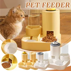 Cat Bowl, Dog Bowl, Cat Food Bowl, Cat Food Automatic Feeder, Water Dispenser, Pet Dog Ceramic Drinking Water Double Bowl