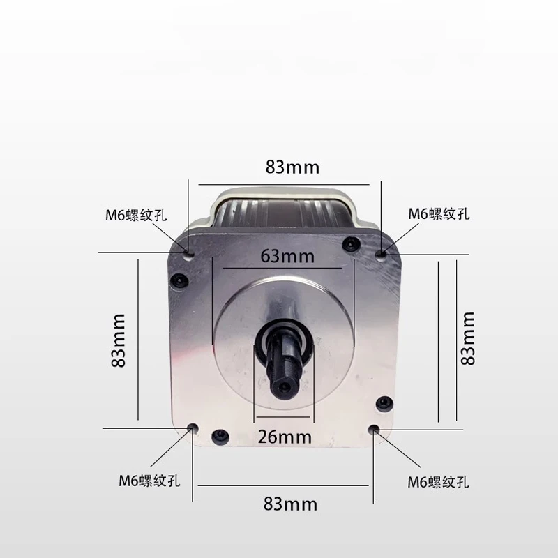 컨트롤러 속도 조절 가능 브러시리스 서보 모터, 250-5000RPM CW/CCW, 3N.M, 220V, 750W