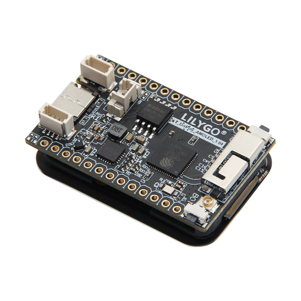 T-Display S3 1.64inch AMOLED Touch Display ESP32-S3 Development Board with Wi-Fi Bluetooth Module Electronic Components