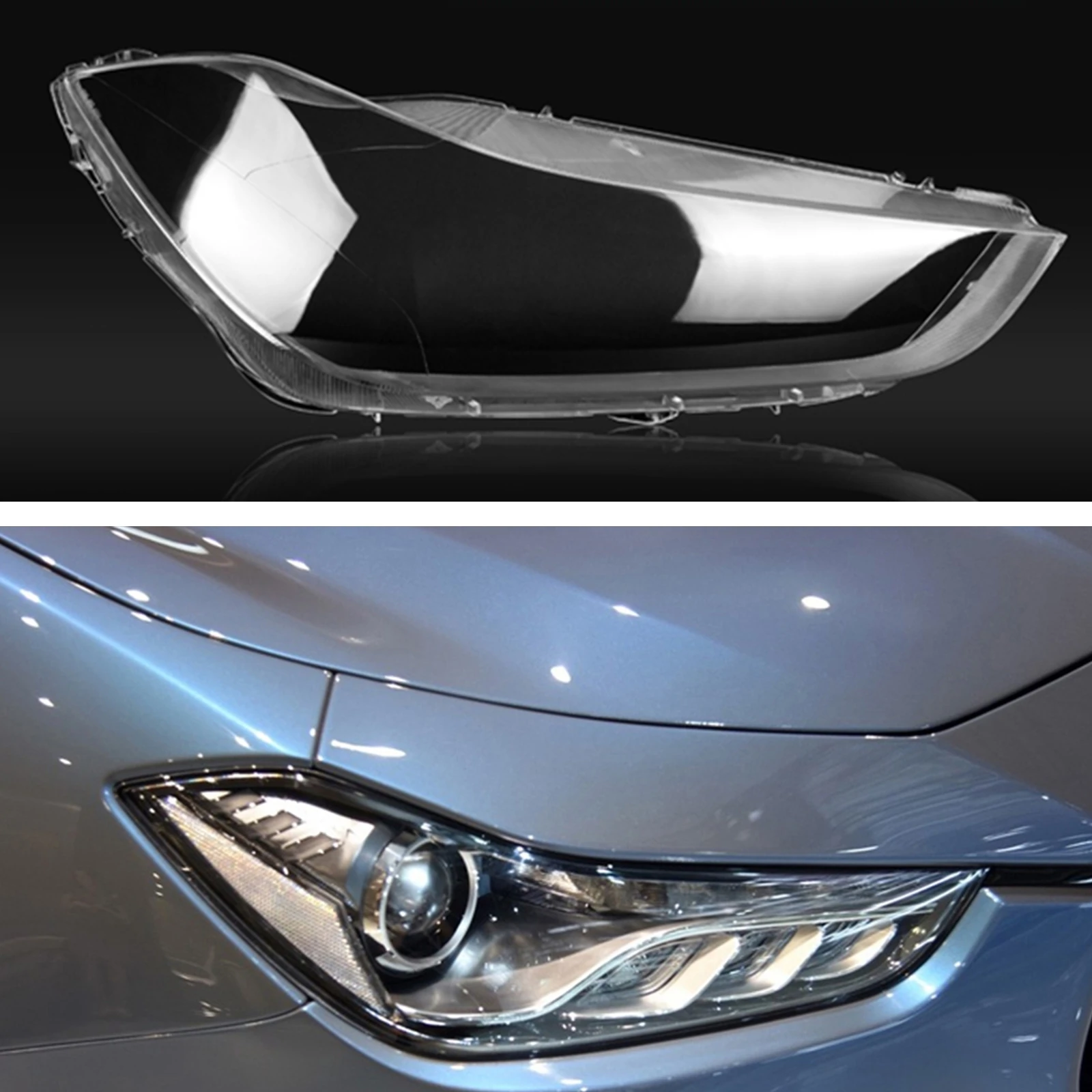

Car Exterior Front Headlight Lens Cover Clear Head Light Lamp Cap Shell Lampshade Case Trim For Maserati Ghibli 2014-2022