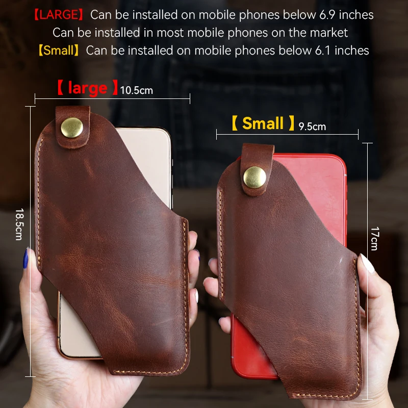 Coque de téléphone en cuir véritable pour hommes, étui rétro pour iPhone 13 Pro MAX 12 11, 6.1 à 6.7 pouces