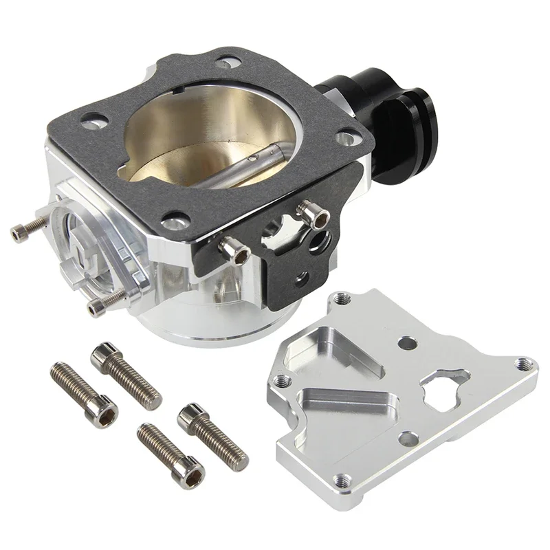 Aluminum Silver Throttle Body Racing 2.5