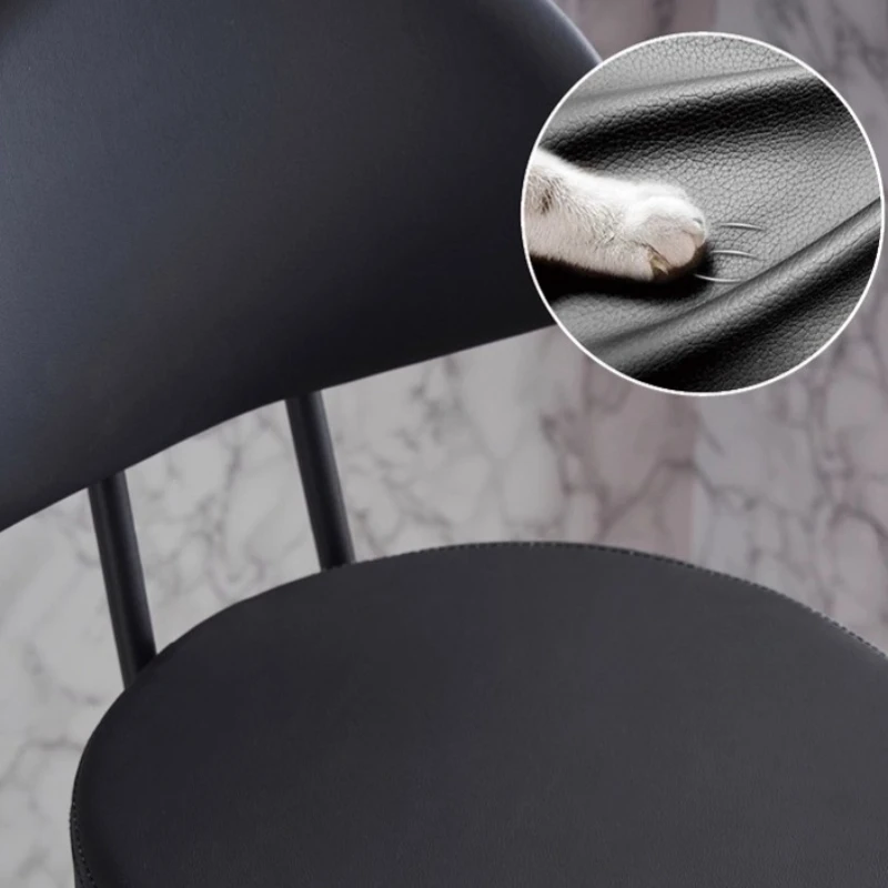 모던 바 거실 가구 고급 등받이 주방 스툴 바 높은 카운터 인체공학적 북유럽 사무실 의자 회전식 북유럽 스타일