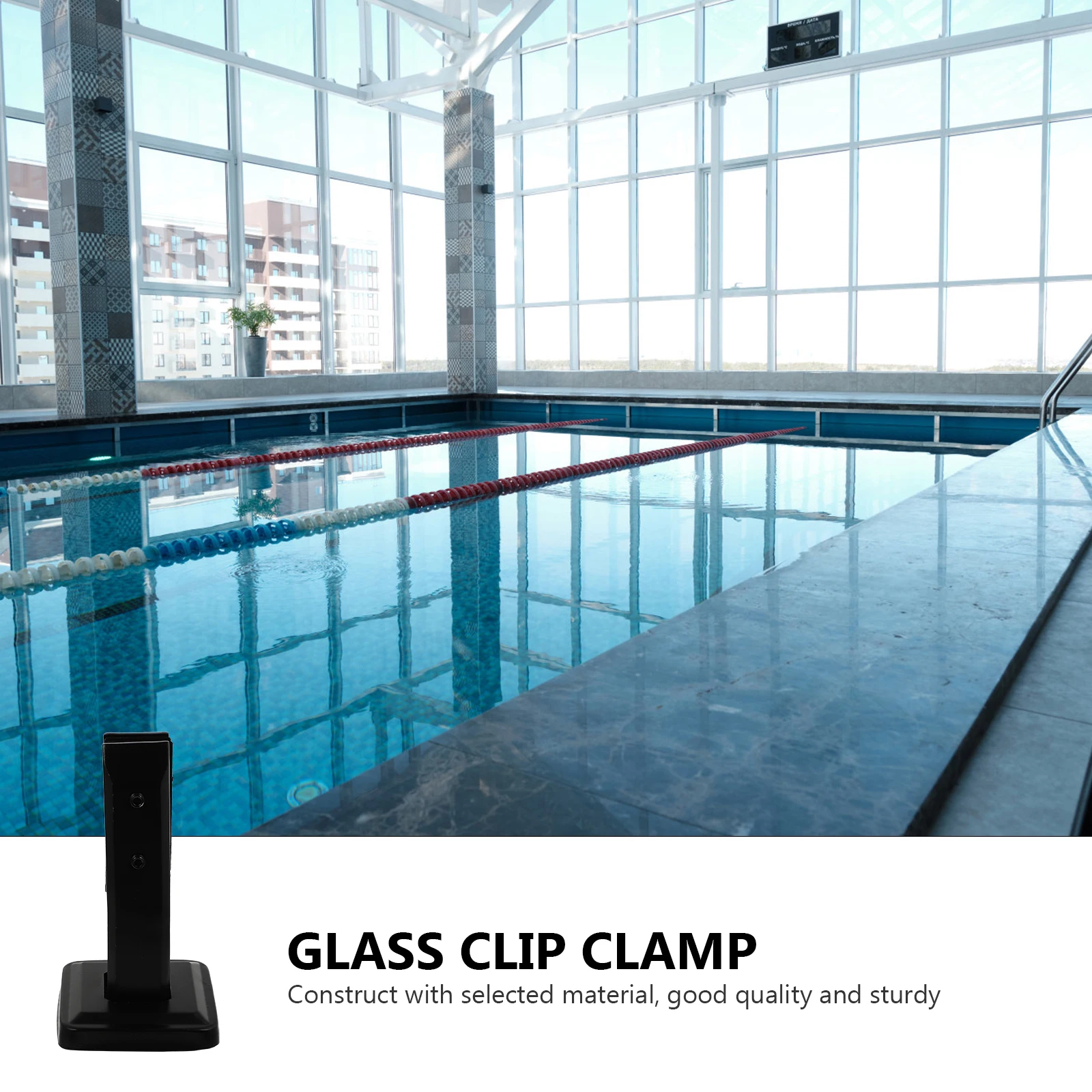 Robusta clip in acciaio inossidabile Staffa di fissaggio durevole resistente alla corrosione Staffa hardware Morsetto per supporto Clip per vetro Acciaio inossidabile