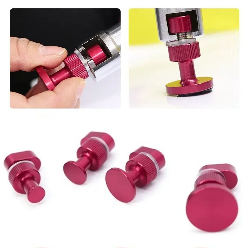 4Pcs PDR Tools Car Dent Repair Reusable Pulling Tabs Auto Body Dent Removal Accessories for Hail Damage Repair
