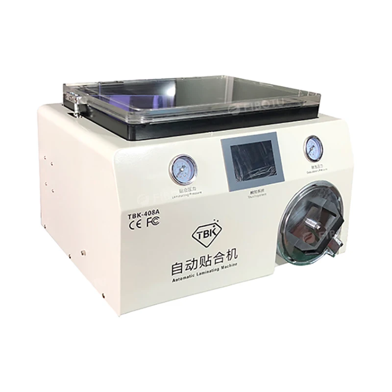 Newest TBK-408A 15 Inch Vacuum Pump LCD OCA Laminating Machine Debubbler In One Machine For Smart Phone Touch Screen Refurbish