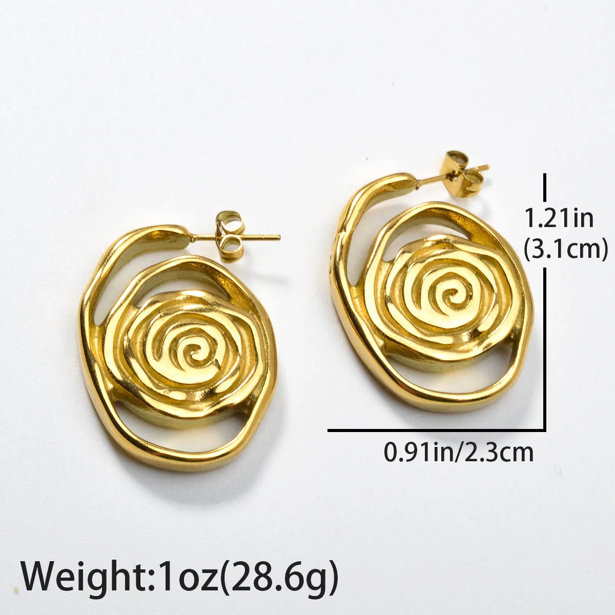 ZEADear Showy Earrings 2024 New Jewelry Sets Gold Color Ornaments Daily Wear Party Stainless Steel Earring Women Female
