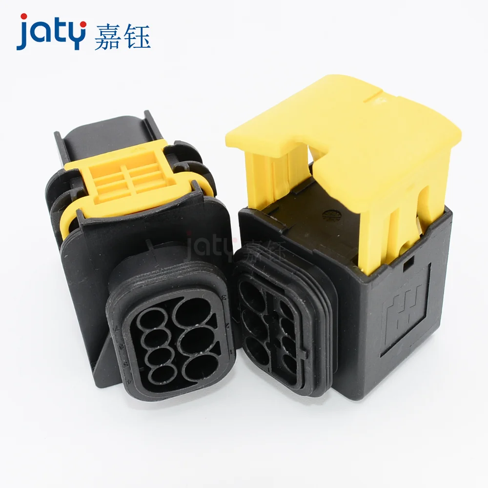 1set 7pin 1-1418480-1/1-1703648-1 Waterproof Connector for Electric New Energy Vehicles, EBS/ABS Plug for Nitrogen-oxygen Sensor