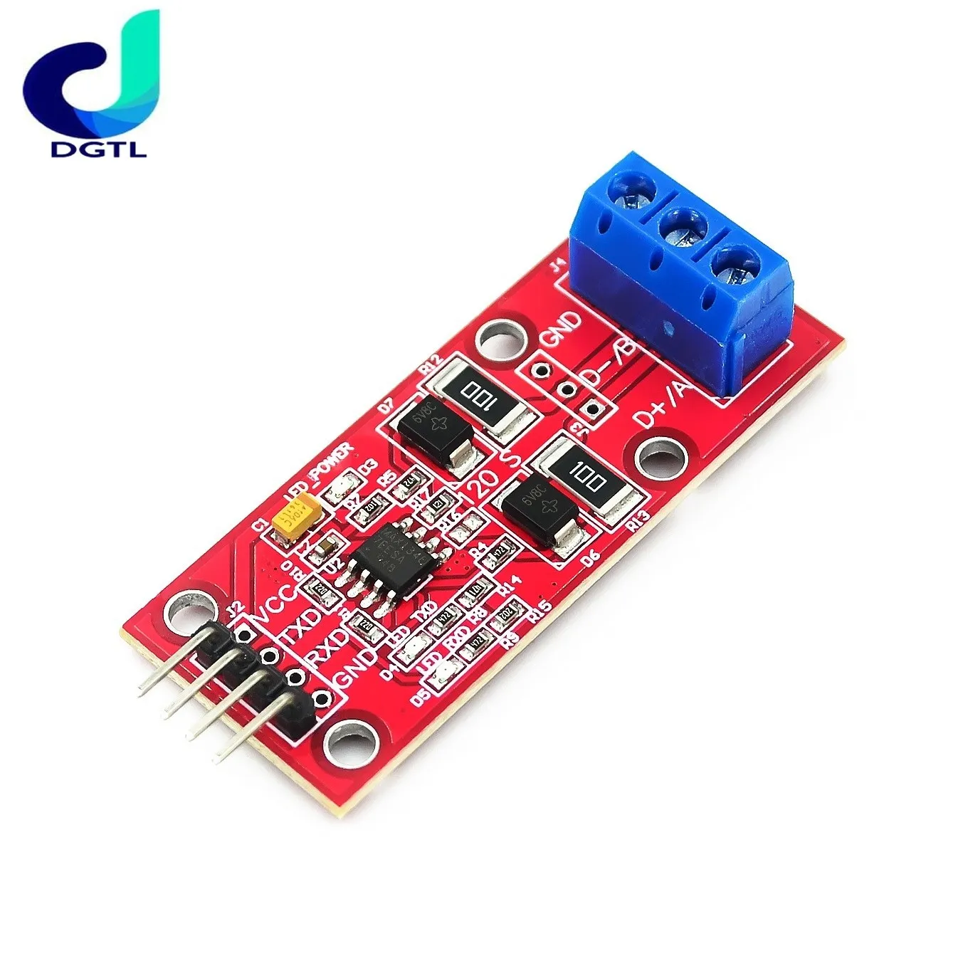 

MCU TTL to RS485 module 485 to serial port UART level switching hardware automatic control flow