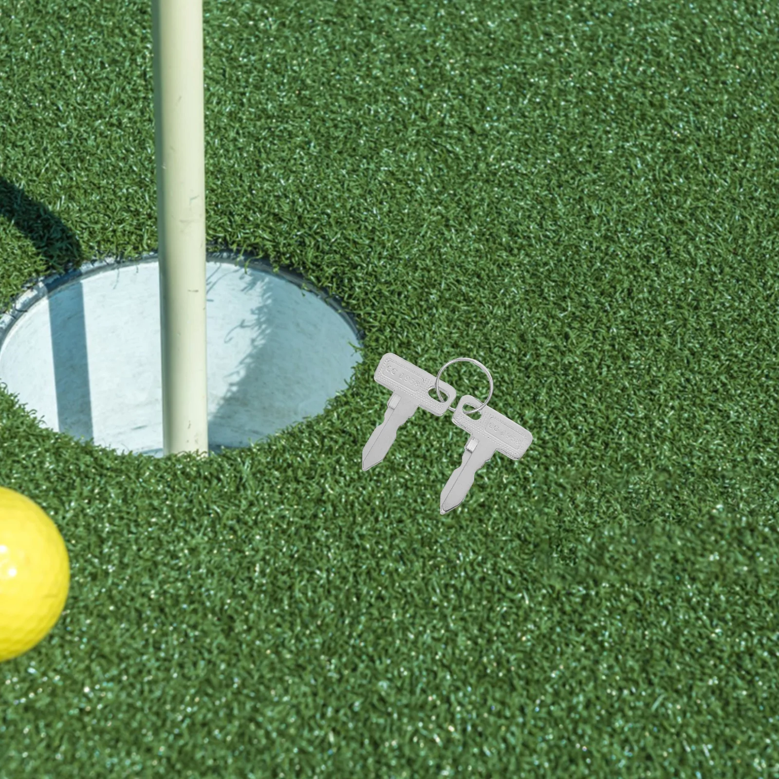 

4Pcs Golf Cart Key Replacement Ergonomic Comfort Grip Anti-Loss Lanyard for Club Car Ignition Switch Parts Golf Buggy