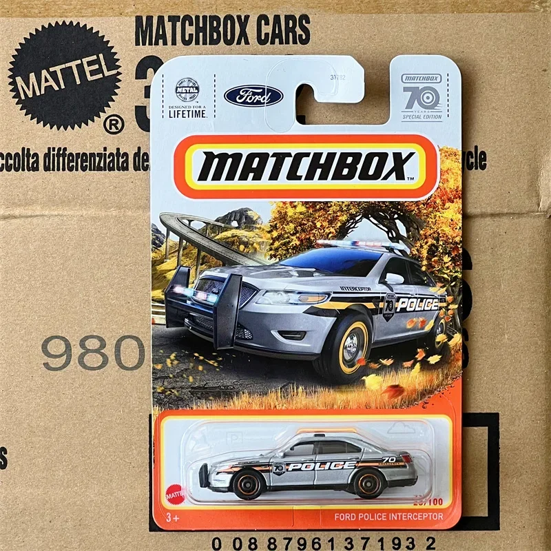 Matchbox-coche fundido a presión para niños, 1/64 vehículos, 70 aniversario, Ford Mustang, Nissan, juguetes para niños, regalo de cumpleaños